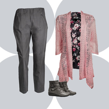 Crochet shirt, pants, and boots